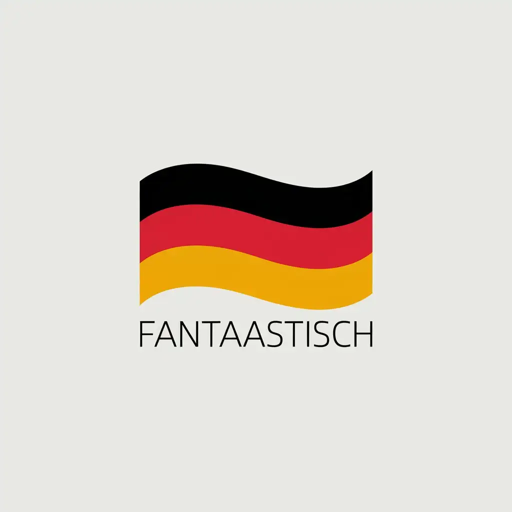 LOGO-Design-for-Fantaaaastisch-Minimalist-German-Flag-Theme-for-Education