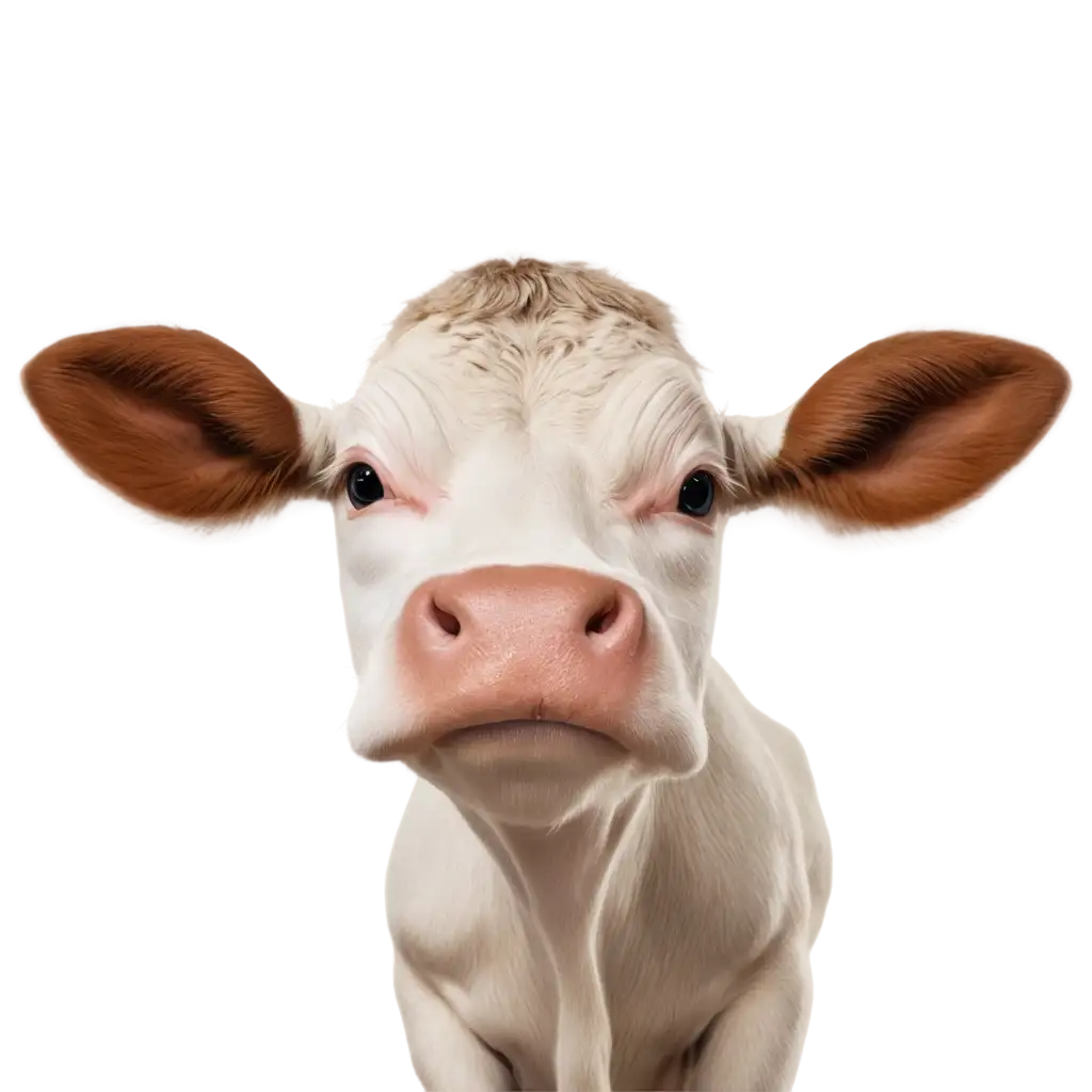 HighQuality-PNG-Image-of-Cow-with-White-Skin-for-Creative-Projects