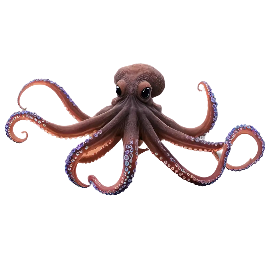 Octopus-on-Invisible-Circle-PNG-Image-Captivating-Underwater-Concept