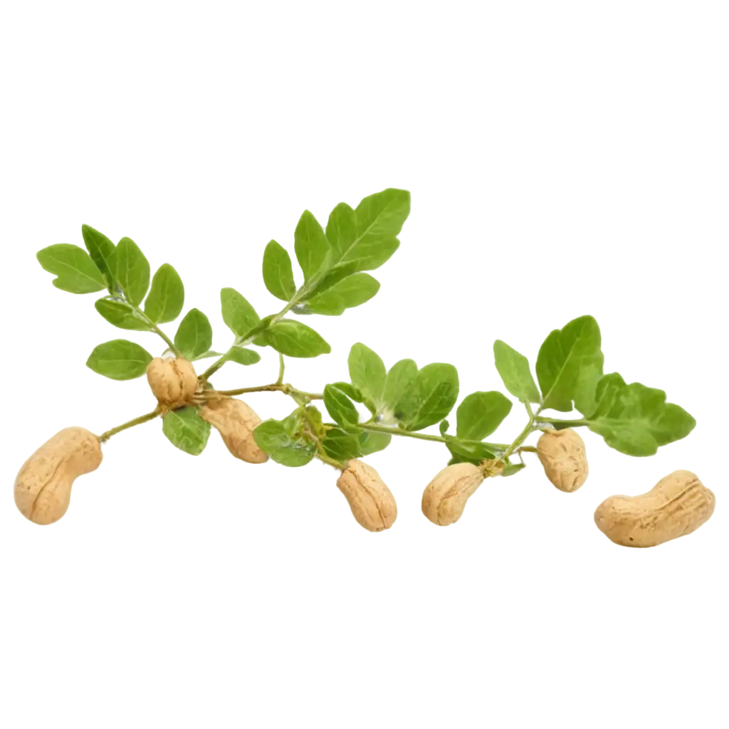 Peanuts-Plant-PNG-Image-HighQuality-and-Detailed-Illustration-for-Various-Uses