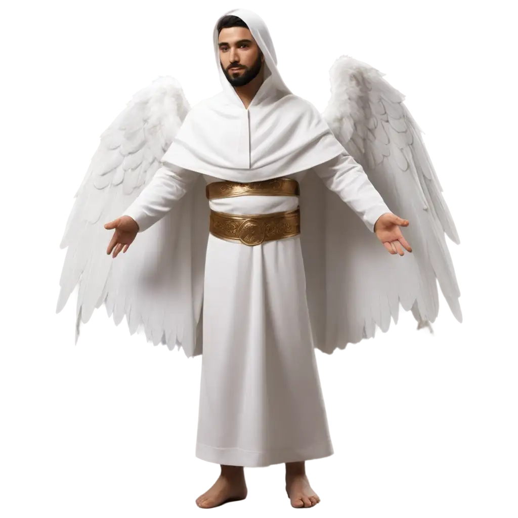 Fantasy-Cartoon-PNG-Image-of-a-Winged-Angel-in-Traditional-Middle-Eastern-Attire-Giving-Information