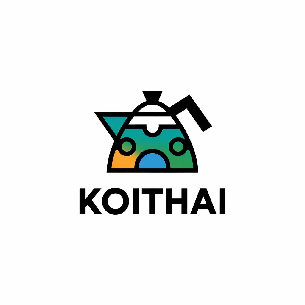 a vector logo design,with the text "Koithai", main symbol:kettle,Moderate,be used in Technology industry,clear background