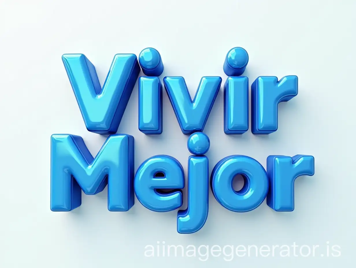 Small-3D-Blue-Vivir-Mejor-Text-Design