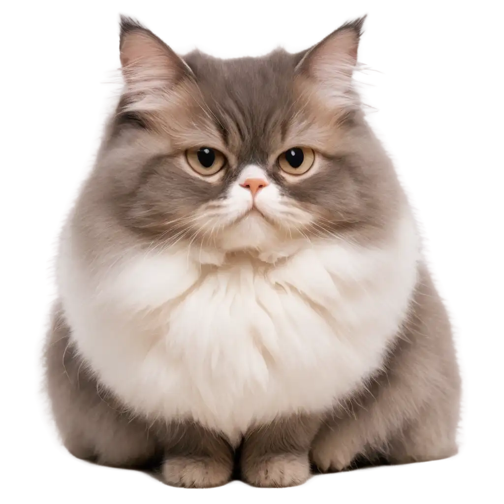 Puffy-Cat-PNG-Image-HighPNG-Cat-Image-SEOQuality-Transparent-Artwork-for-Versatile-Use