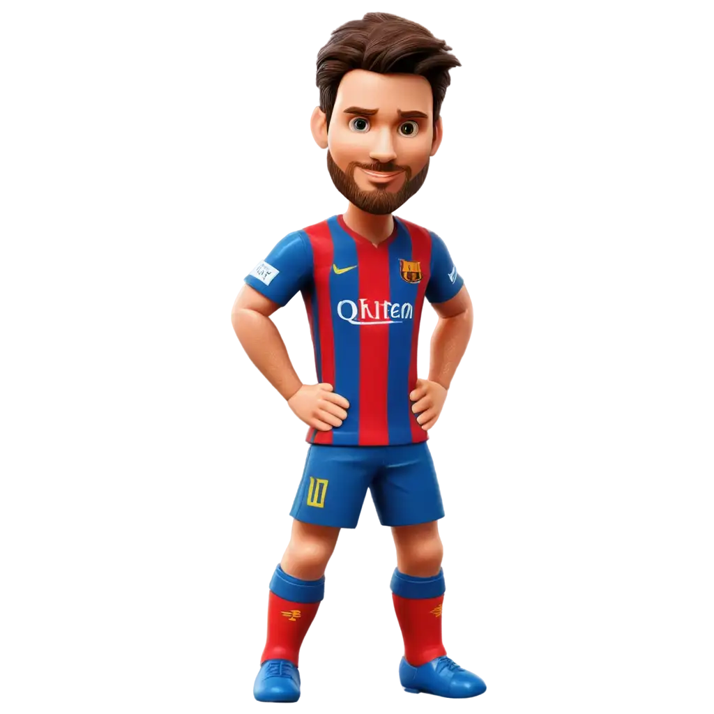 Messi-Toy-Cartoon-Style-PNG-Image-for-Digital-Creations-and-Merchandise