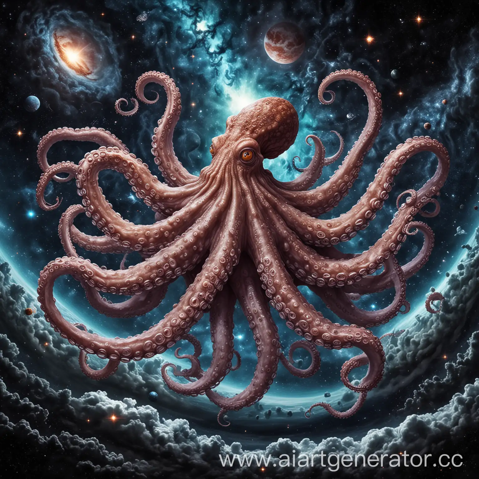 Astral-Octopus-Swimming-Amidst-Galactic-Nebulae