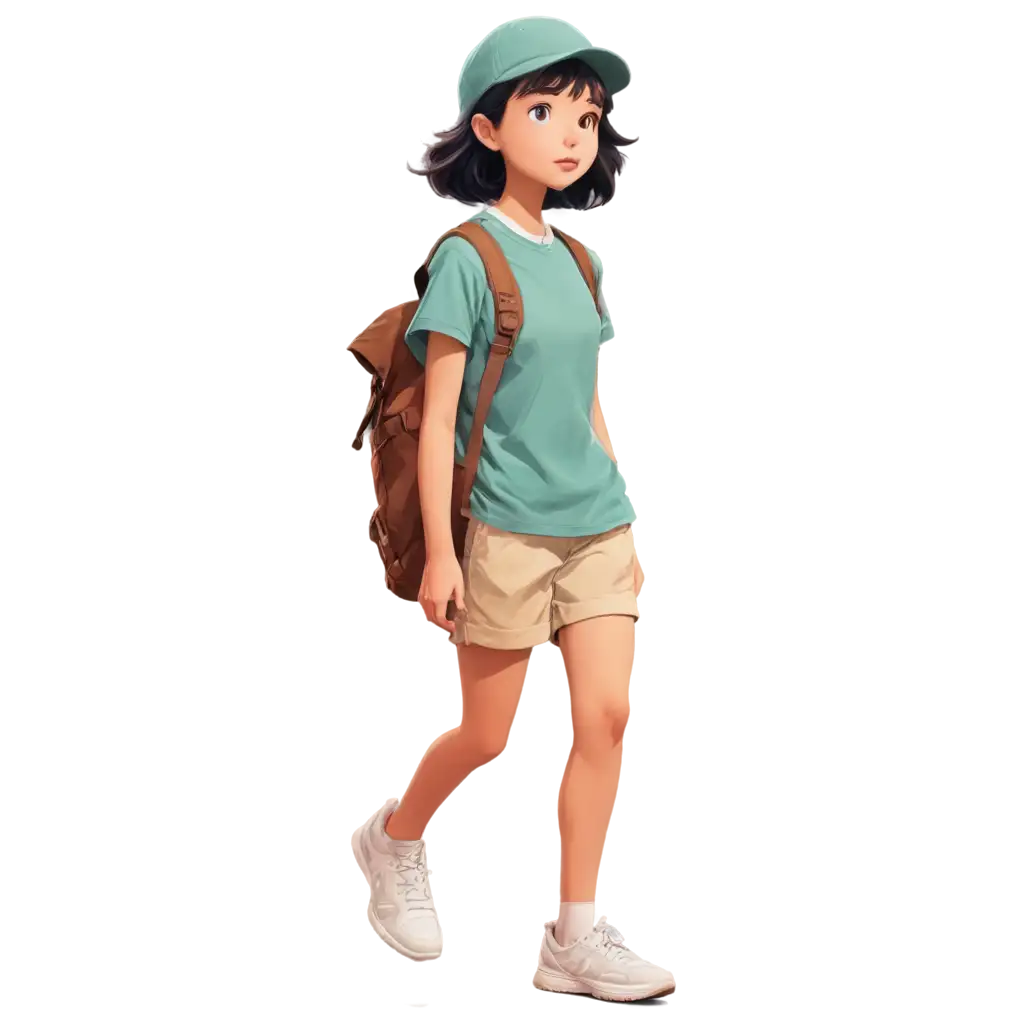 Lofi-Character-Walking-to-the-Right-HighQuality-PNG-Image-for-Creative-Projects