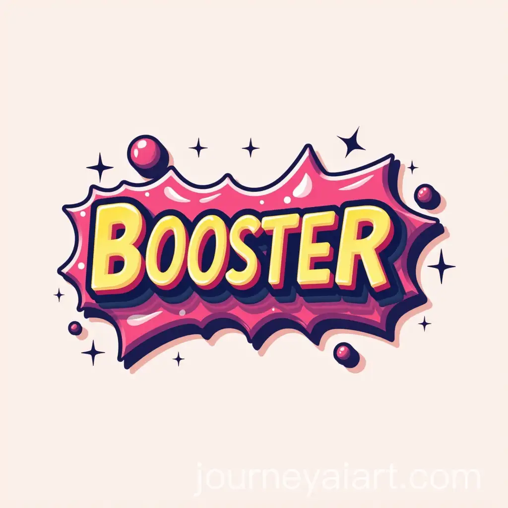 Vibrant-CartoonStyle-3D-Logo-Design-with-the-Word-Booster