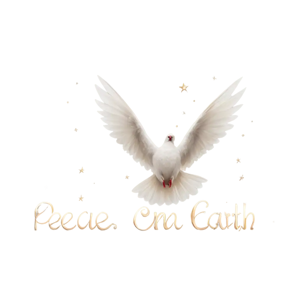 Peace-On-Earth-PNG-Image-Featuring-a-Beautiful-Dove-A-Symbol-of-Hope-and-Unity