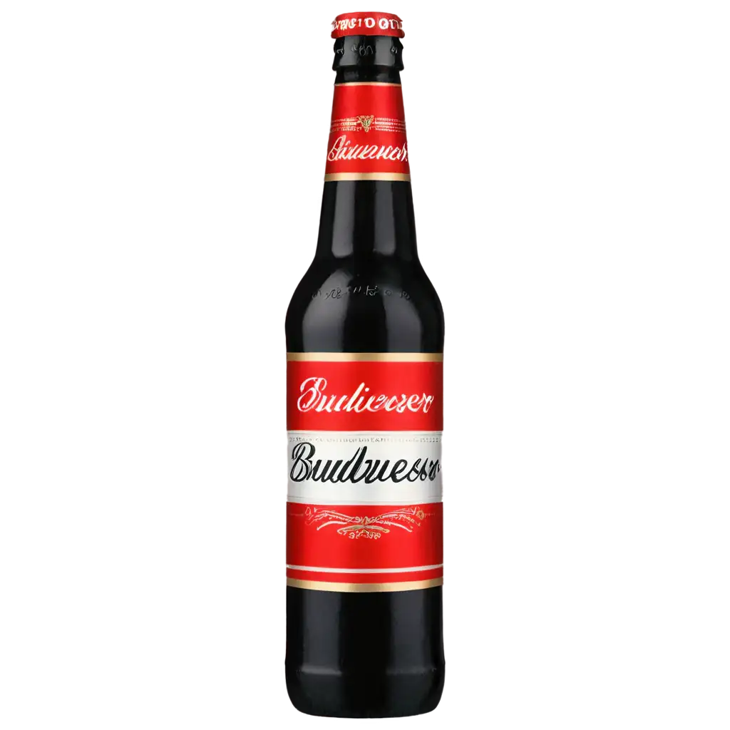 HighQuality-Budweiser-Beer-Bottle-PNG-Image-for-Versatile-Applications