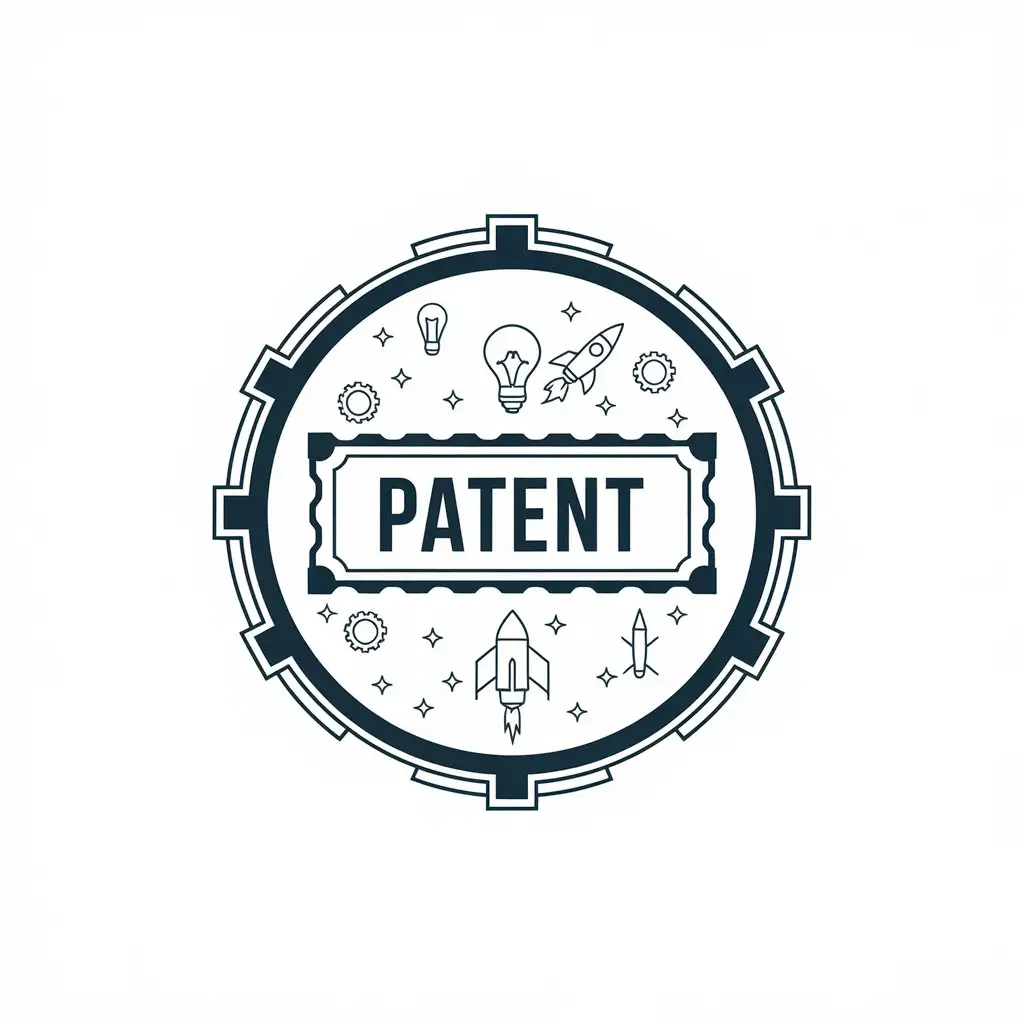 LOGO Design for PATENT Vector Logo with Clear Background and Modern Symbolism