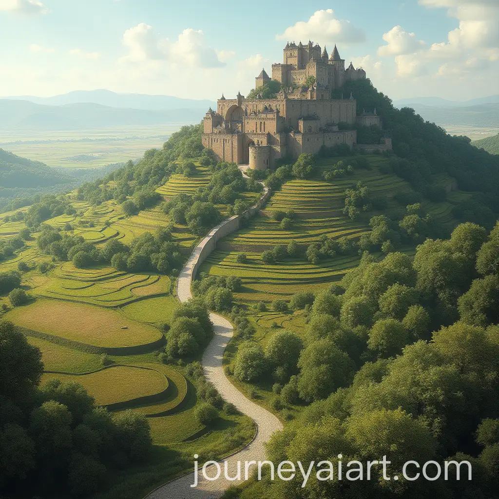 Medieval-City-of-Nevralyce-with-Terraced-Hills-and-Hydraulic-System