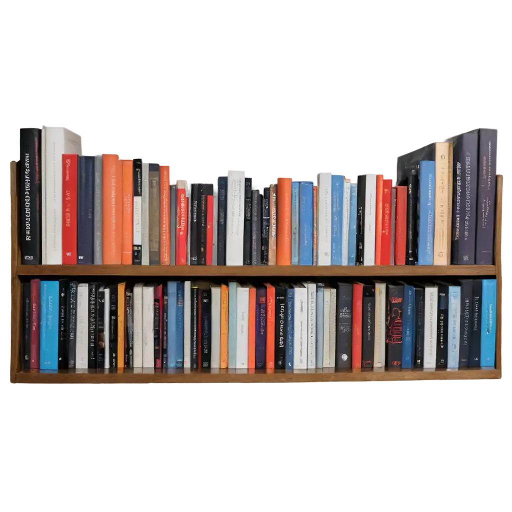 Shelf-Full-of-Books-PNG-Image-for-HighQuality-Visuals-and-Versatile-Applications