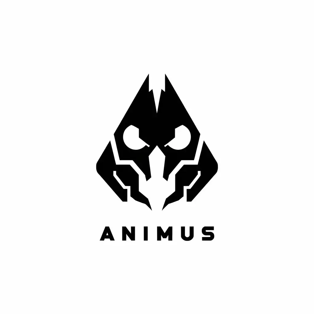 LOGO Design for Animus Futuristic and Minimalist Style for Entertainment Industry