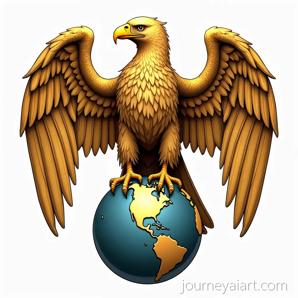Family-Allgeier-Coat-of-ArmsAI-Art-Prompt-Expansion-with-Vulture-and-Globe-Surrounded-by-Golden-Wings