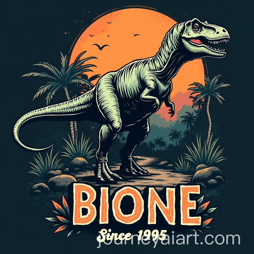 JurassicThemed-High-School-Reunion-TShirt-Design-with-BIONE-and-Awesome-Since-1995