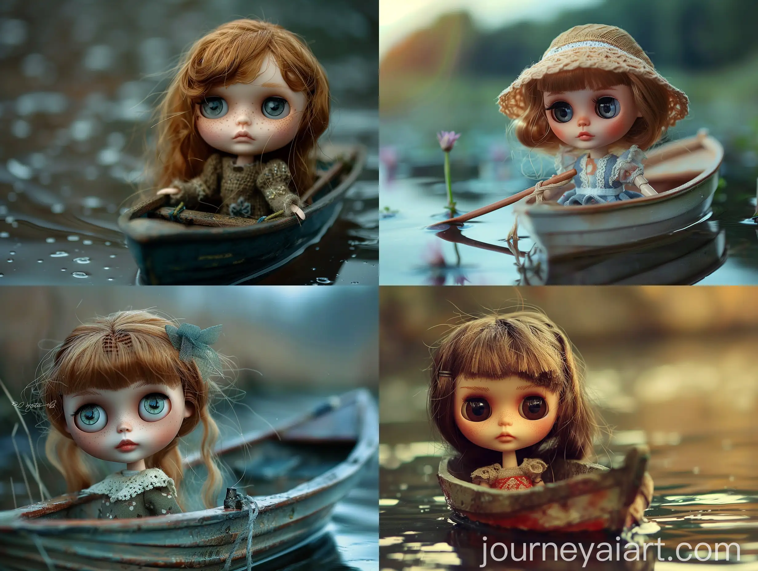 Fashionable-Blythe-Doll-Sailing-in-a-Boat-Anime-Style-Art