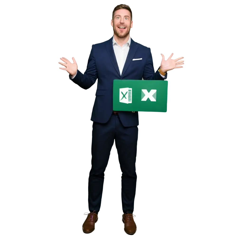 Excited-Man-with-Excel-Full-Logo-PNG-HighQuality-Image-for-Various-Applications