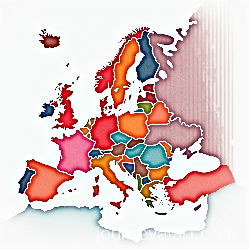 Family-Drawing-of-Poland-at-the-Head-of-the-European-Family-with-Map-and-Childrens-Art