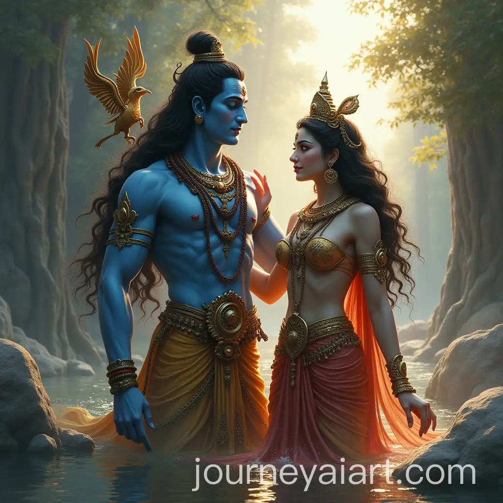 Lord-Shiva-andAI-Art-Prompt-Expansion-Parvati-in-a-Divine-Embrace