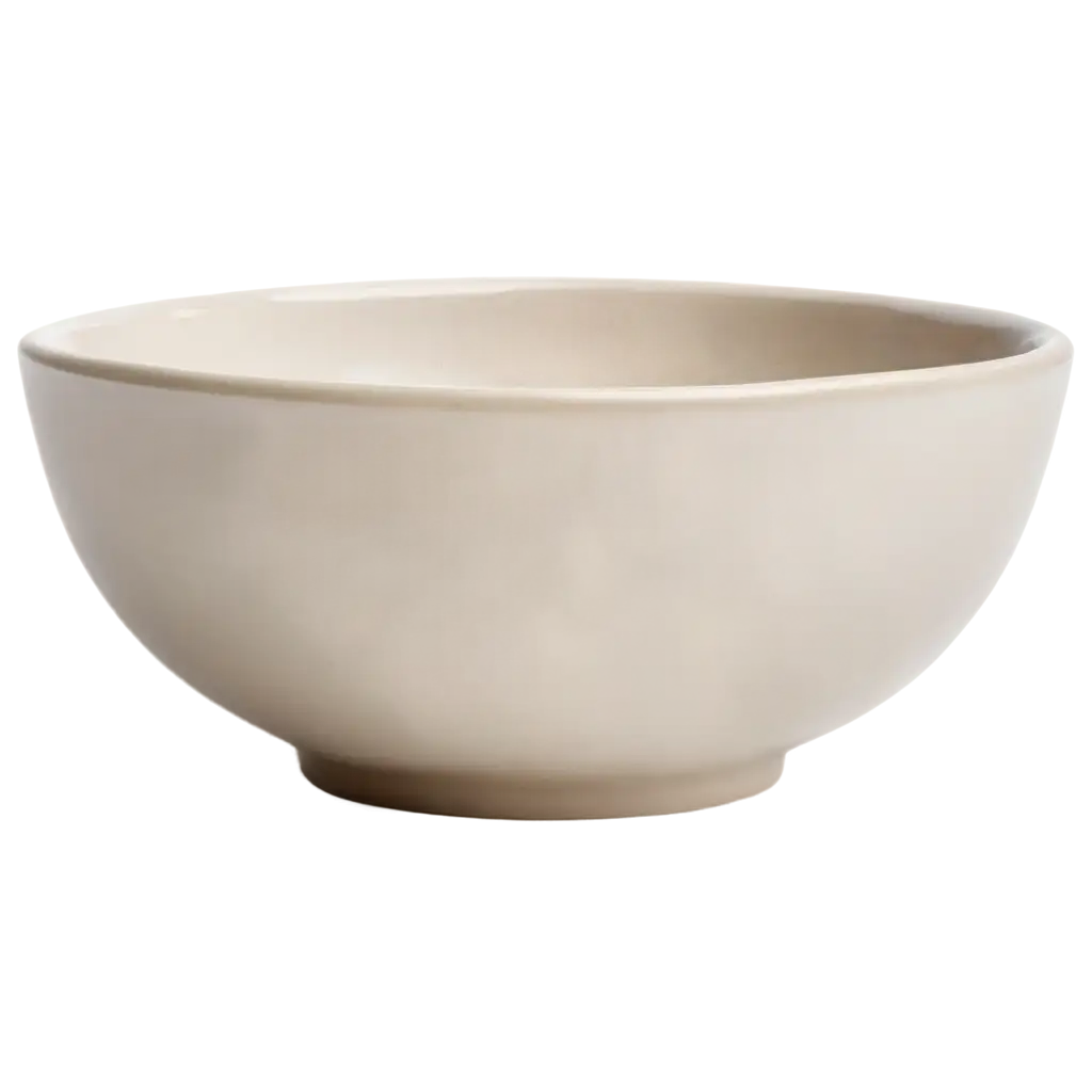 HighQuality-PNG-Image-of-a-White-Bowl-Enhance-Visual-Clarity-and-Detail