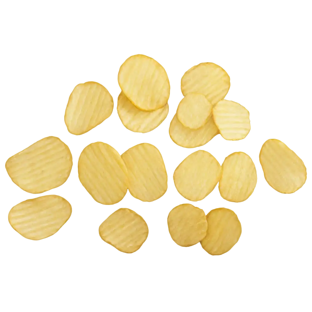 Crisp-and-Clear-PNG-Image-of-Potato-Chips-Enhance-Your-Visual-Content-with-High-Quality