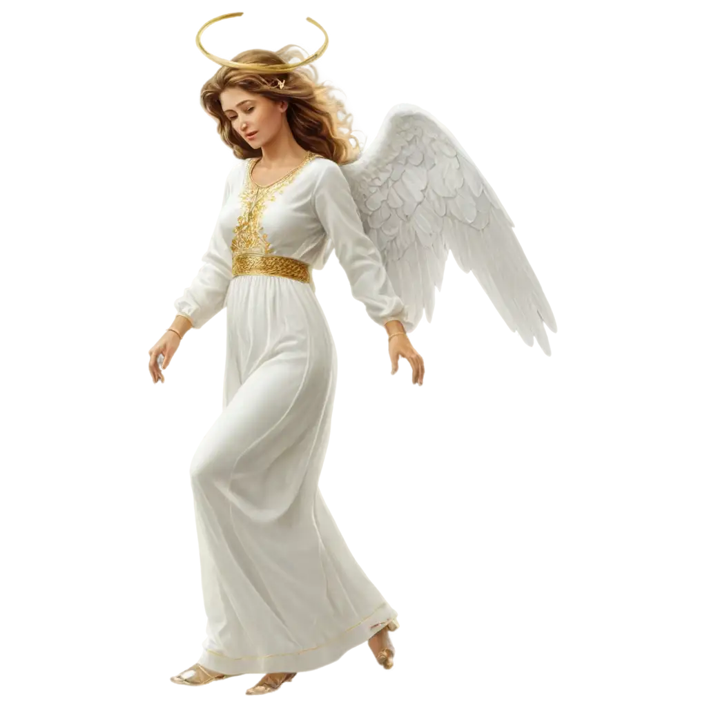 create an image of an angel jabrail according to islamic values