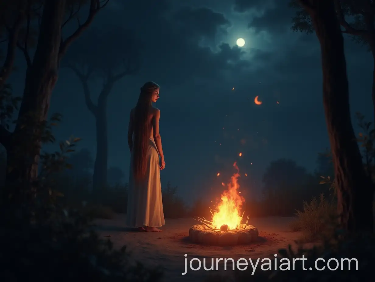 Eve-and-Iblis-Encounter-in-Dark-3D-Fantasy-Scene-with-Luminous-Serpent