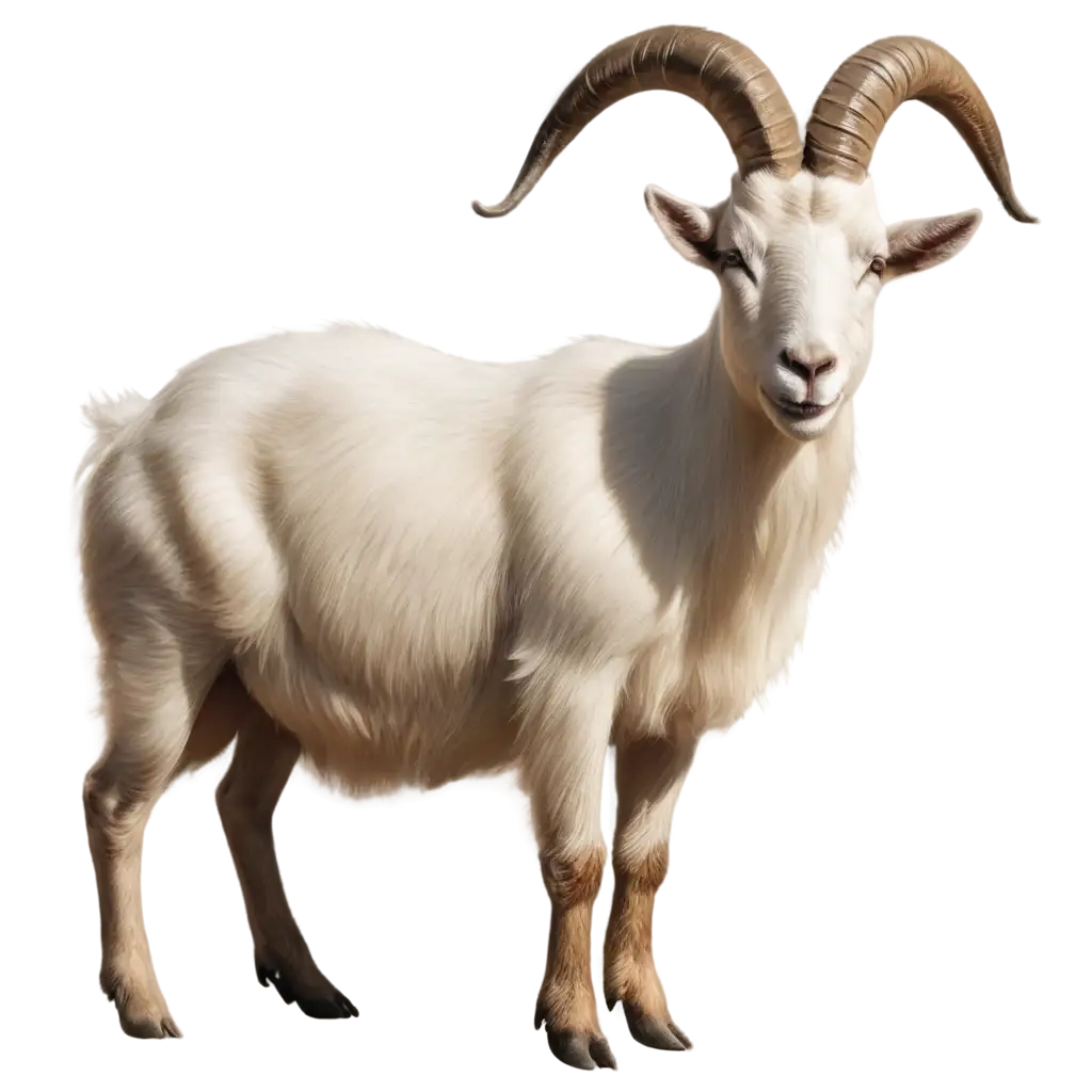 Male-White-Fat-African-Goat-without-Horns-PNG-Image-Unique-Animal-Portrait-for-Creative-Projects