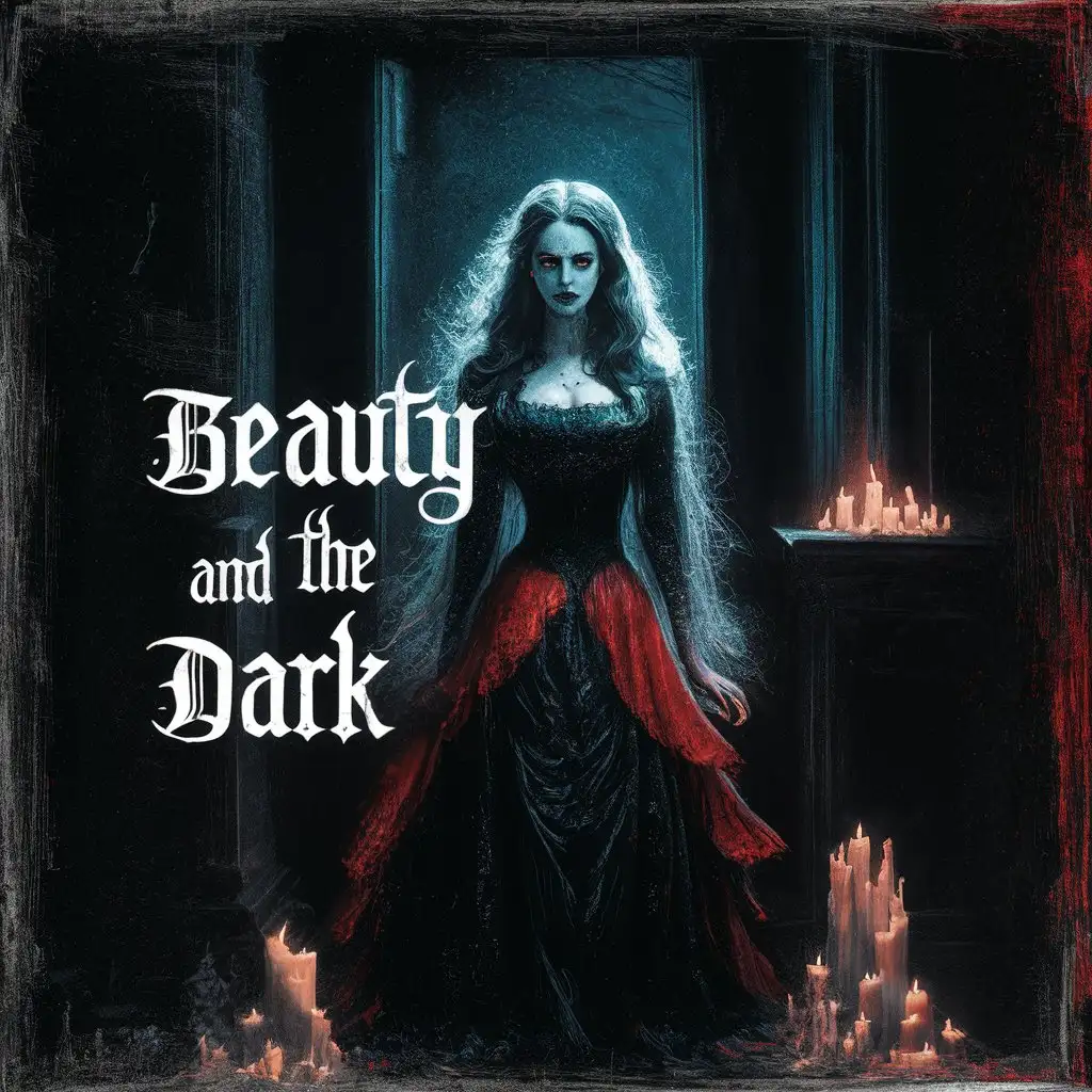 Beauty-and-the-Dark-Horror-Style-Color-Palette-in-Black-Blue-Red-and-White