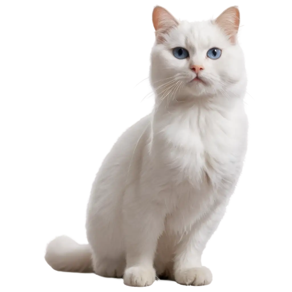 Elegant-White-Cat-PNG-Create-Stunning-Illustrations-with-HighQuality-Clarity