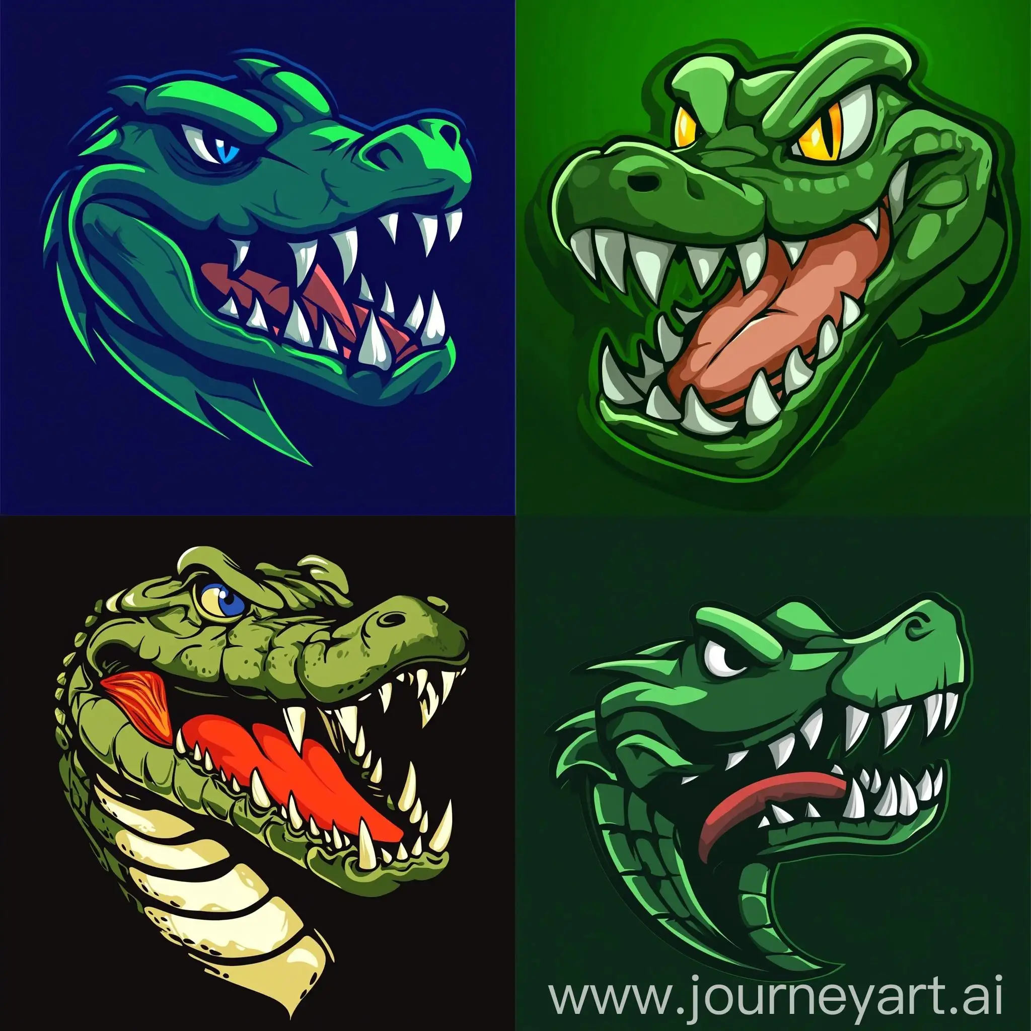 Alligator-Team-Logo-for-Russian-Fishing-Tournament