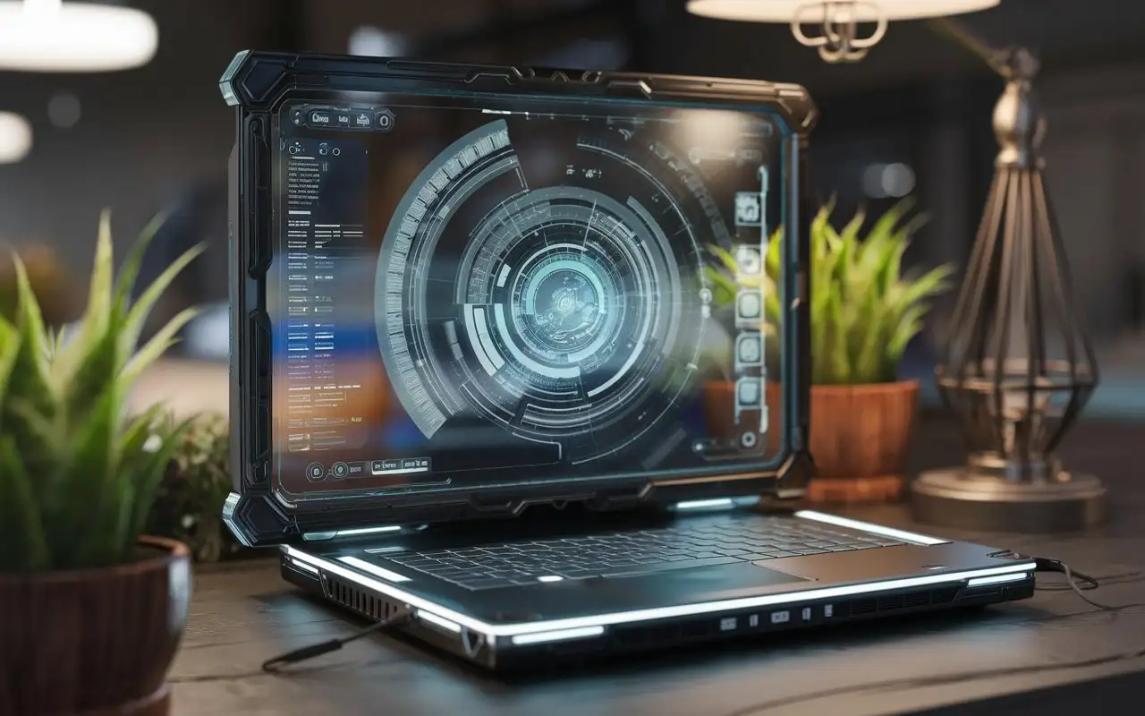 Futuristic-Laptop-with-Advanced-Technology-and-Sleek-Design