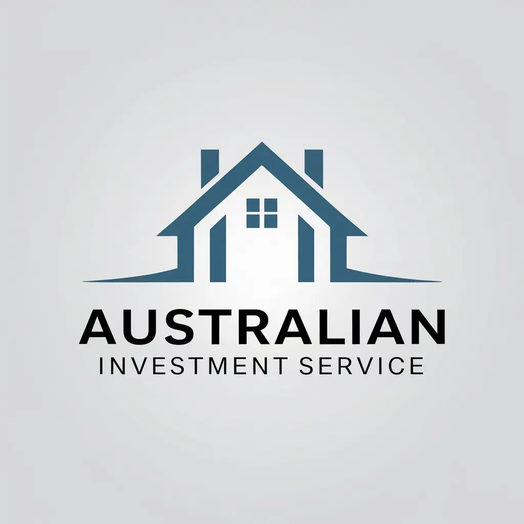 LOGO Design for Australian Investment Service Vector House Symbol for Real Estate Industry