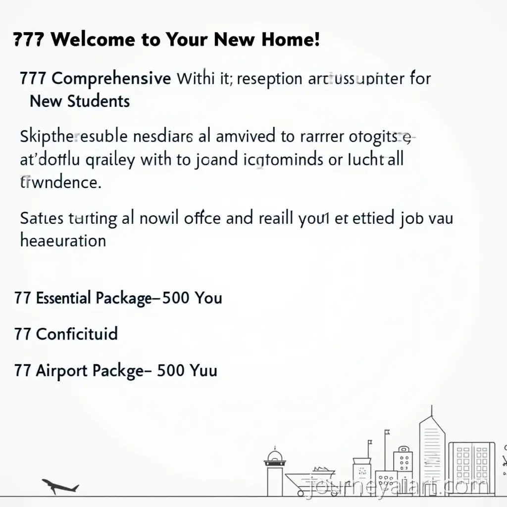 University-New-Student-Welcome-Flyer-with-Airport-Pickup-and-Essential-Reception-Package