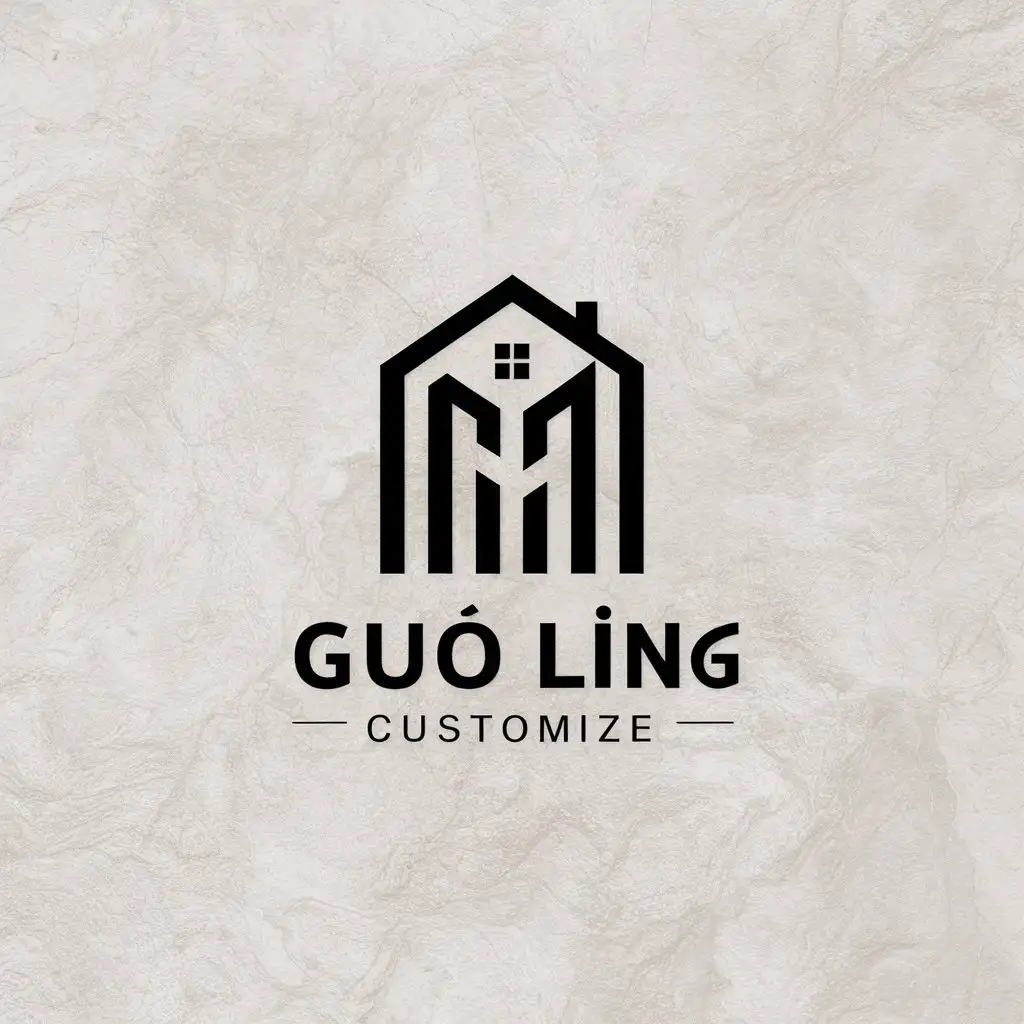 Logo-Design-for-Gu-Ln-Customize-Elegant-Text-with-Miye-Symbol-Ideal-for-Restaurant-and-Real-Estate