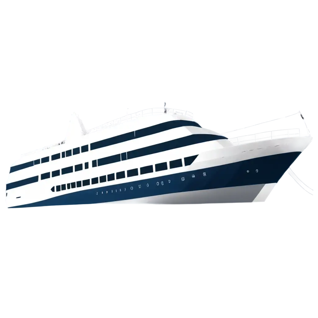 Navy-Blue-and-White-Cruise-Boat-PNG-Image-Elegant-Maritime-Illustration