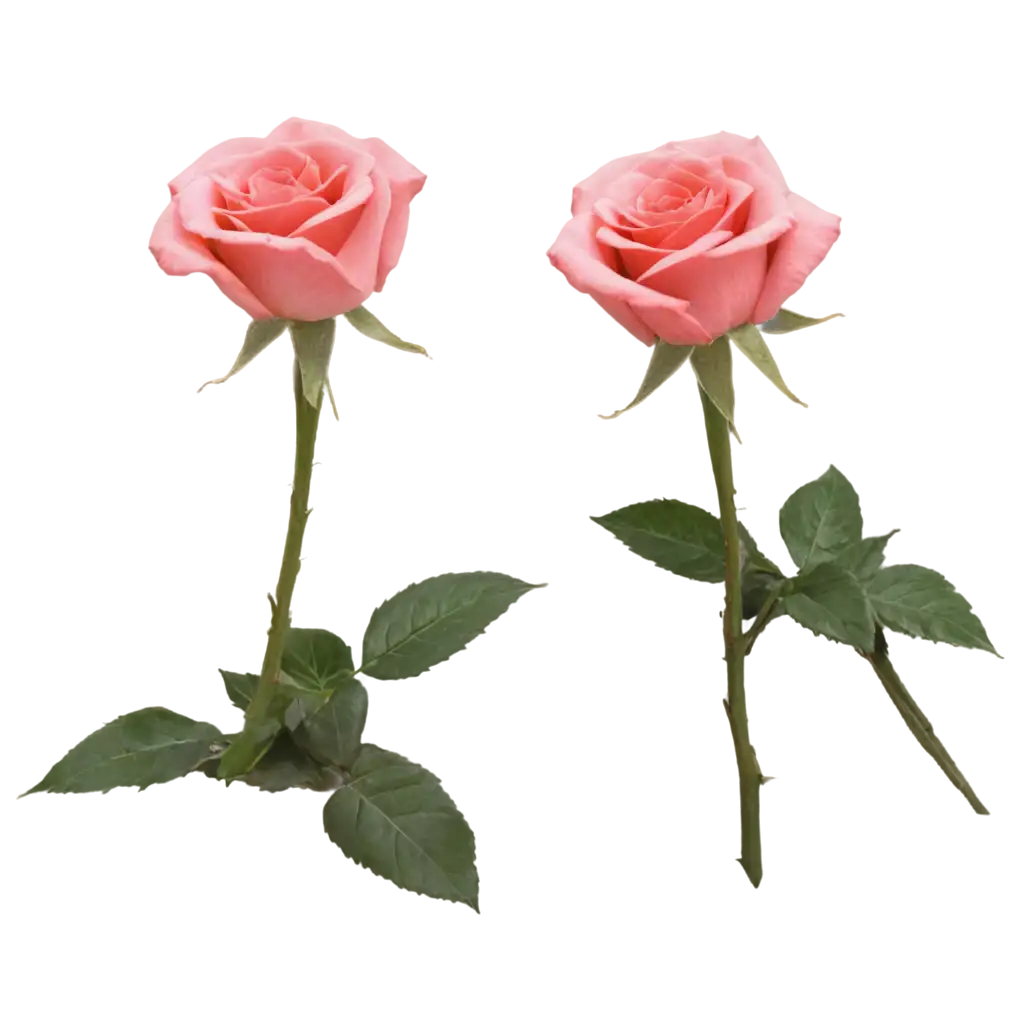 Stunning-Two-Flower-Rose-PNG-Image-for-Versatile-Creative-Applications