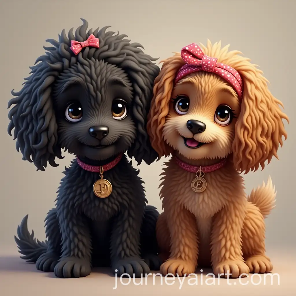 Two-Dogs-Transformed-into-7YearOld-Human-Girls-with-Curly-and-Brown-Hair