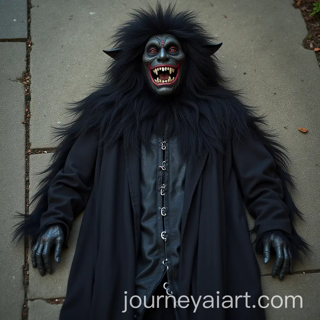 Werewolf-Costume-Possessed-by-a-Demon-Unworn-and-Waiting