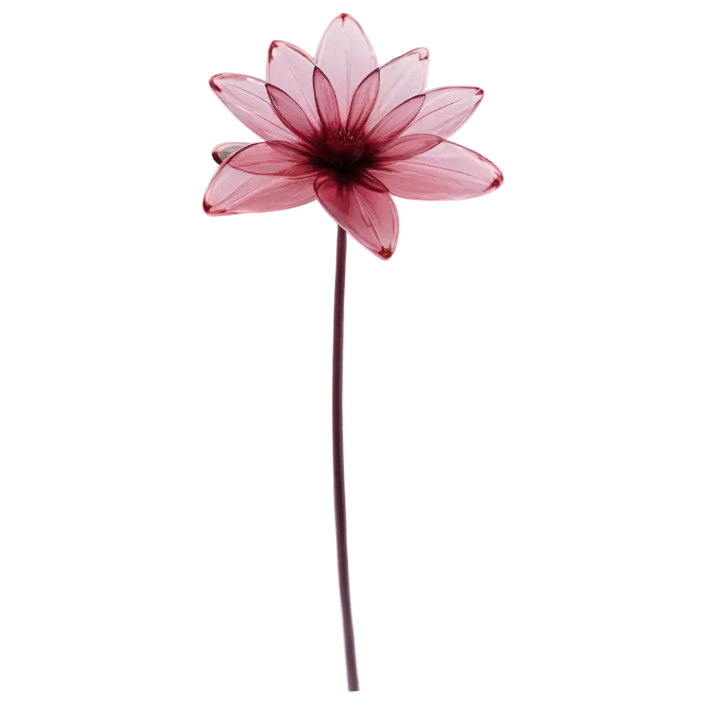 Transparent-Tender-Pink-Glass-Flower-PNG-Image-for-Versatile-Digital-Use