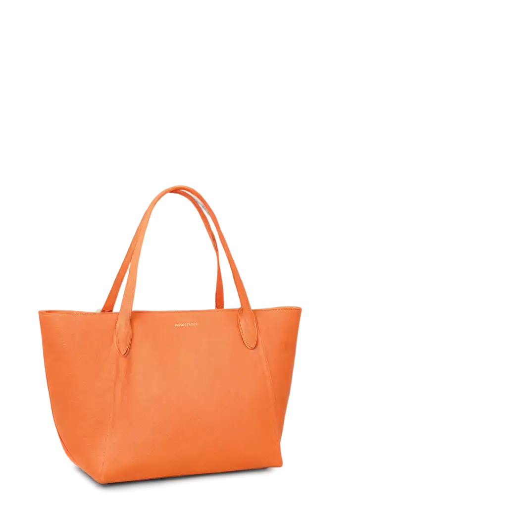 Luxurious-Orange-Bag-PNG-Image-HighQuality-Transparent-PNG-for-Design-and-Marketing