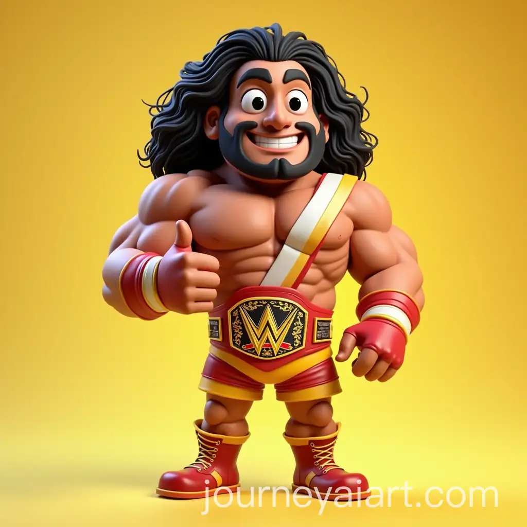 Playful-3D-Cartoon-Character-Inspired-by-The-Great-Khali