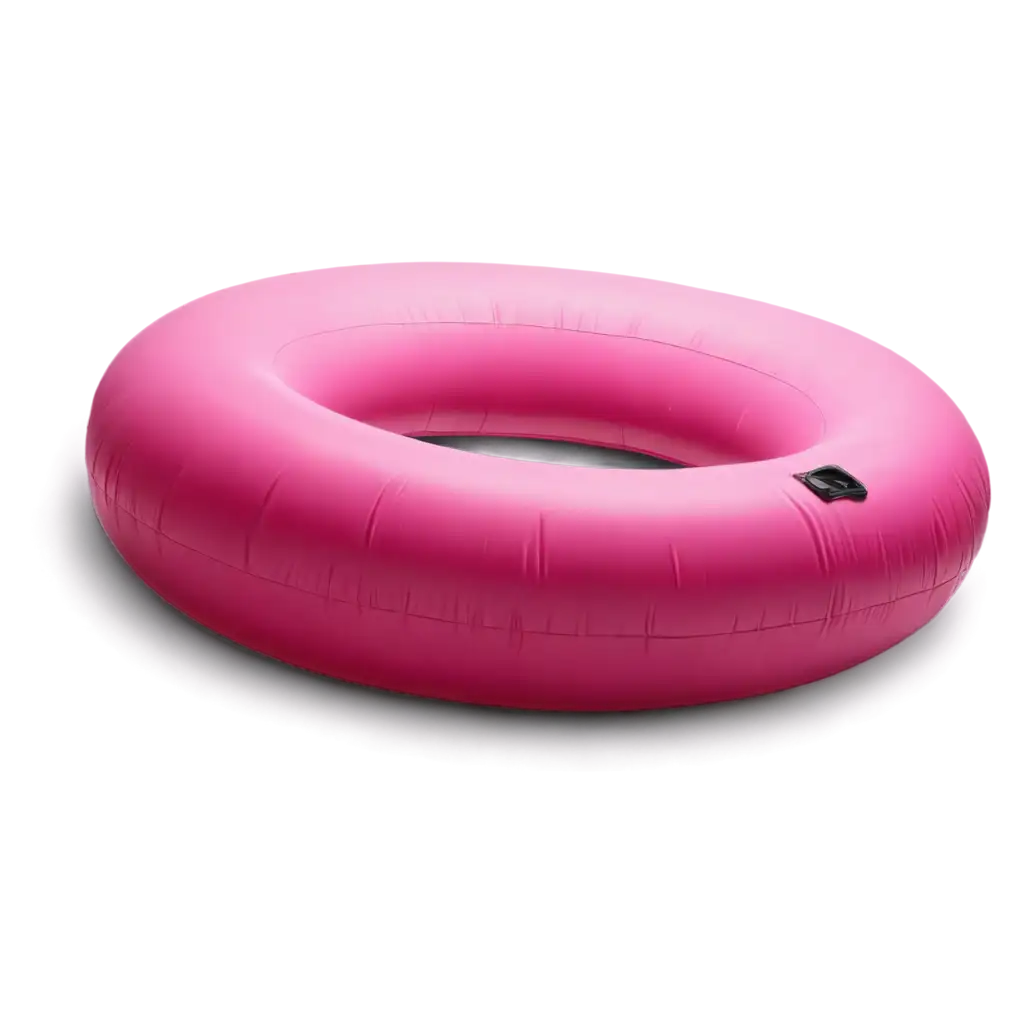 Pink-Inflatable-Circle-PNG-HighQuality-Side-View-Image-for-Creative-Projects