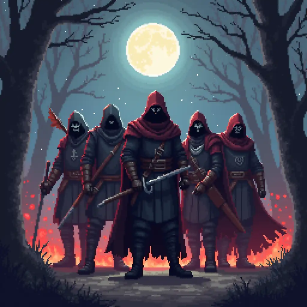 Dangerous-Bandits-in-Medieval-Fantasy-Pixel-Art-Style