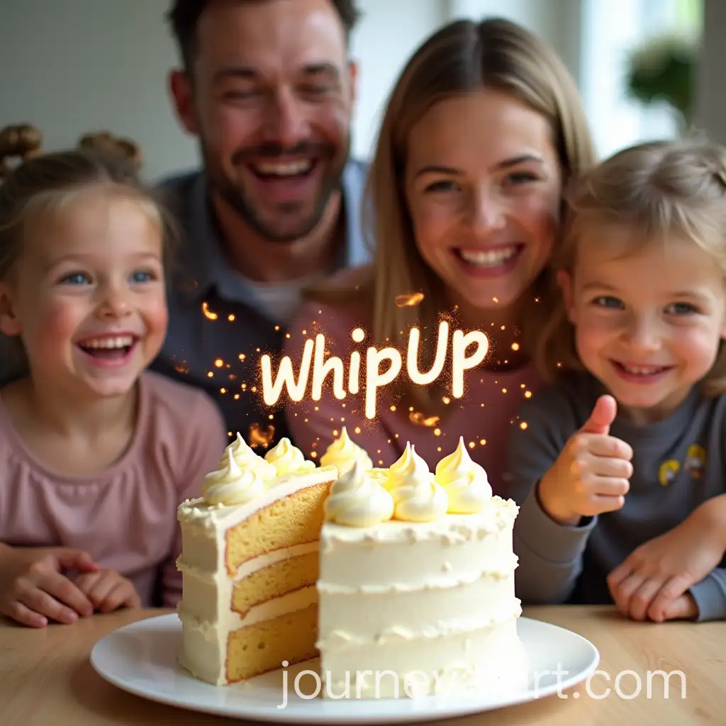 Family-Enjoying-WhipUp-Cake-Together-with-Smiles-and-Sparkles