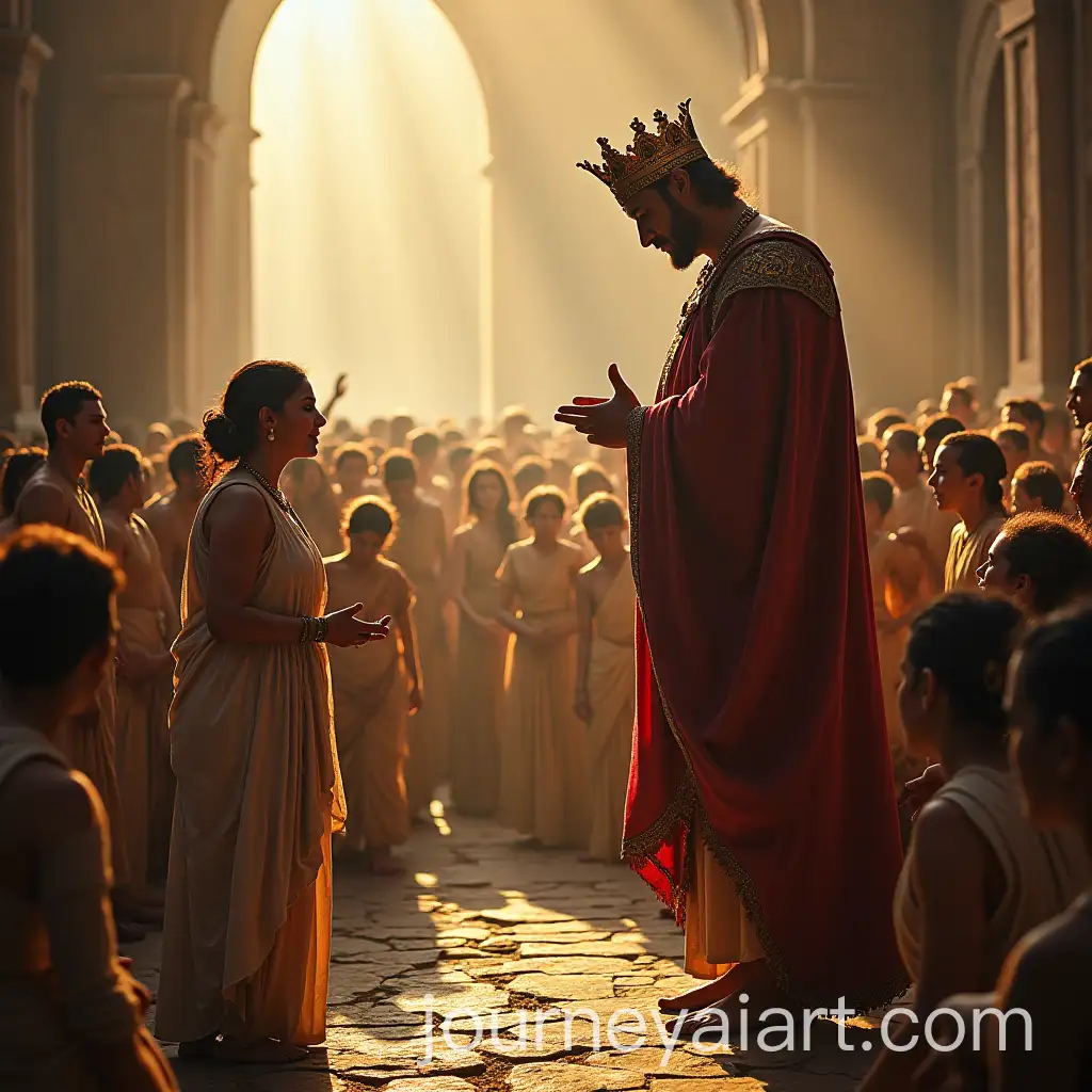 King-Receiving-Allegiance-from-His-Subjects-in-Royal-Court