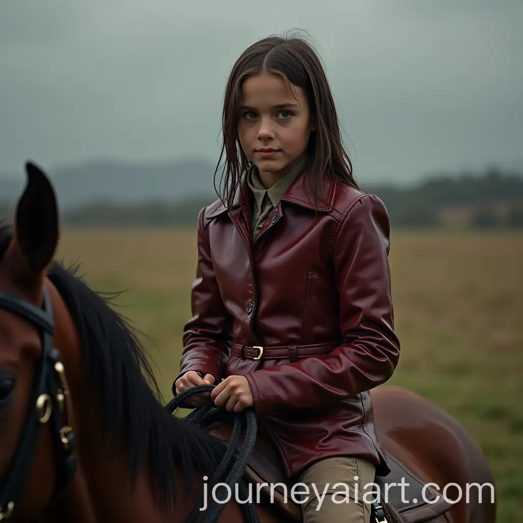Girl-in-Wet-Horse-Riding-Clothes