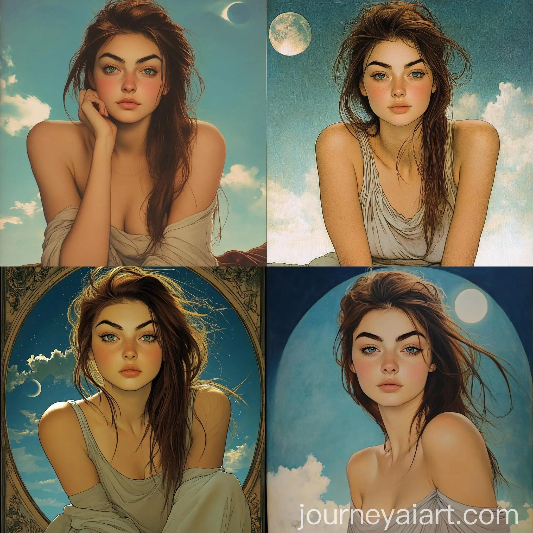 MiddleEastern-Sky-Goddess-in-Alphonse-Mucha-Style