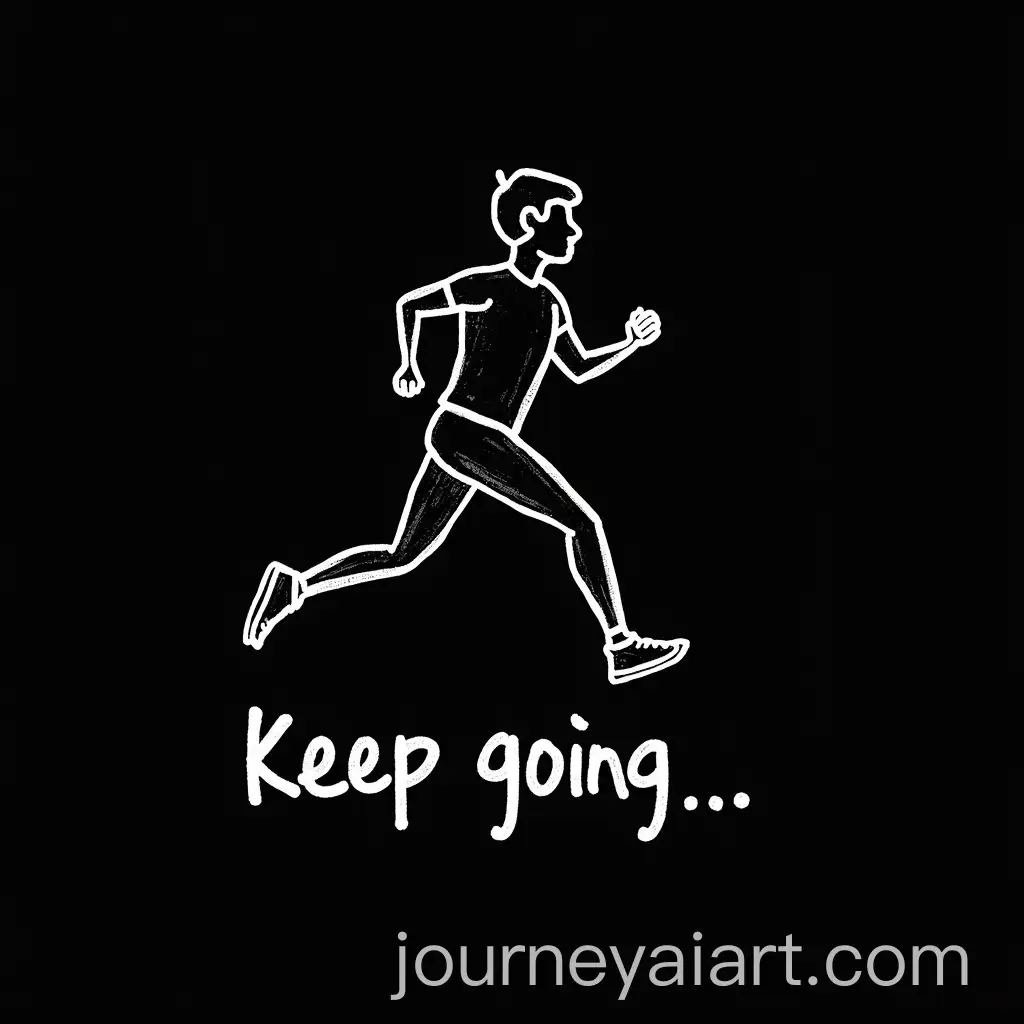 Motivational-Man-Running-with-Keep-Going-Text-on-Black-Background